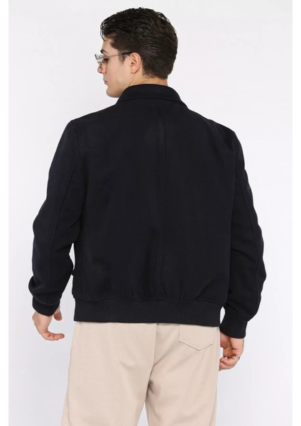 Cep Detaylı Ribanalı Erkek Kaşe Kaban P-00018797 modelleri