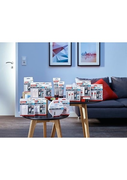 77771 – 00002 – 00 ÇIKARILABILIR Yapışkan Bant Üzerine Resim Asmak Için Duvar Kağıdı, Beyaz fırsatları