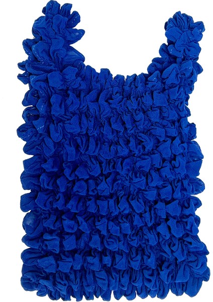 Genişleyen Lacivert Alışveriş Çantası