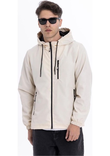 İçi Astarlı Su ve Rüzgar Geçirmez Erkek Cepli Yağmurluk modelleri