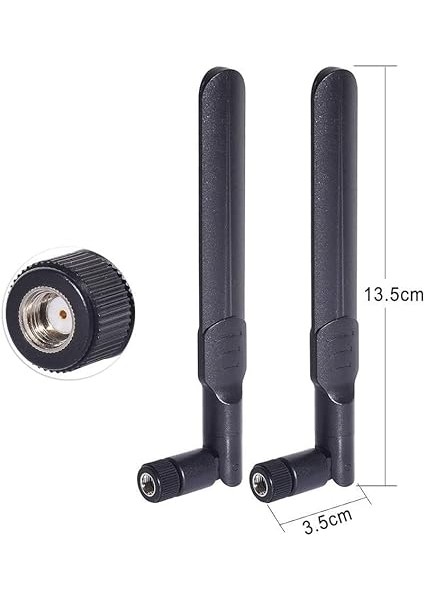 Wlan Anten 2,4 Ghz 5 Ghz 5,8 Ghz 8dbi Rp-Sma Fiş Anten ve 25 cm U.fl Ipx Ipex Mhf4 Rp-Sma Soket Uzatma Kablosu 2'li Paket M.2 Ngff Intel Kablosuz Ağ Kartı Wifi Adaptör, Dizüstü Bilgisayar Için. fiyatları