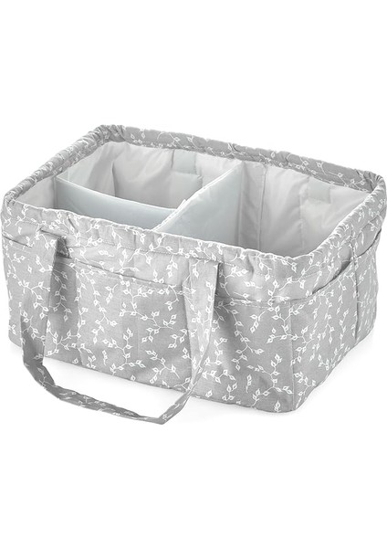 Katlamalı Anne&bebek Organizer Gri Çiçek