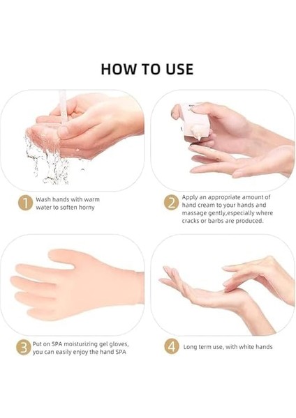 Aputue Nemlendirici Eldiven, 1 Çift Silikon Eldiven, Kuru Eller Için Su Geçirmez Güneş Koruma Eldiveni, Yumuşak Esnek Eldiven, Nemlendirici Bakım Eldiveni, Nasır ve Kuru Ciltler Için fiyatları