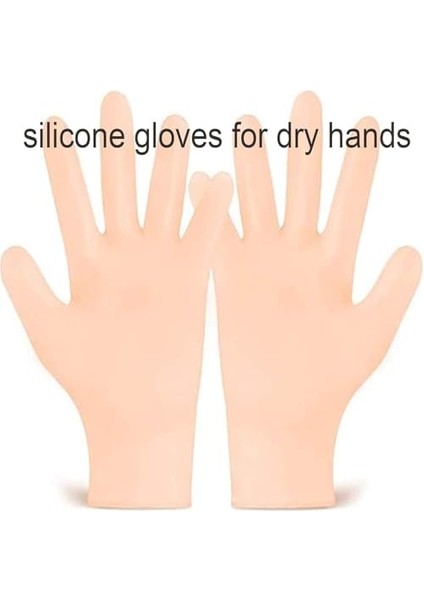 Aputue Nemlendirici Eldiven, 1 Çift Silikon Eldiven, Kuru Eller Için Su Geçirmez Güneş Koruma Eldiveni, Yumuşak Esnek Eldiven, Nemlendirici Bakım Eldiveni, Nasır ve Kuru Ciltler Için modelleri