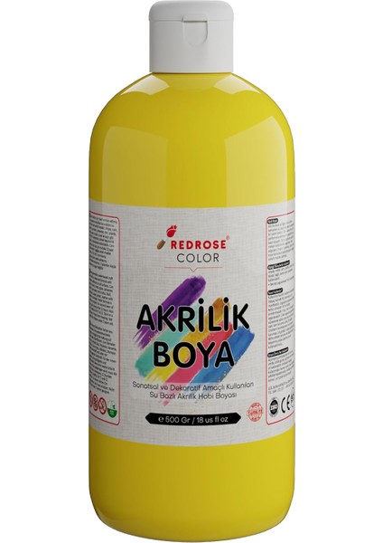 Rose Sarı Akrilik 500 gr