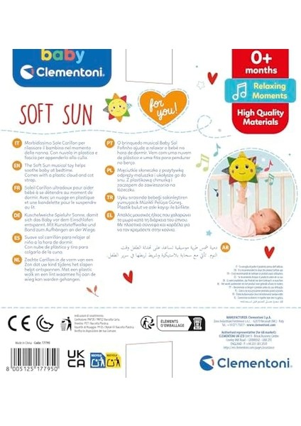 17795 Ba - Müzikli Pelüş Güneş fiyatları