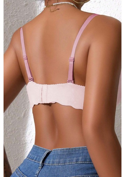 Dikişsiz Balensiz Hafif Destekli Kalp Detay Lazer Kesim Izbırakmaz Görünmez Sütyen modelleri