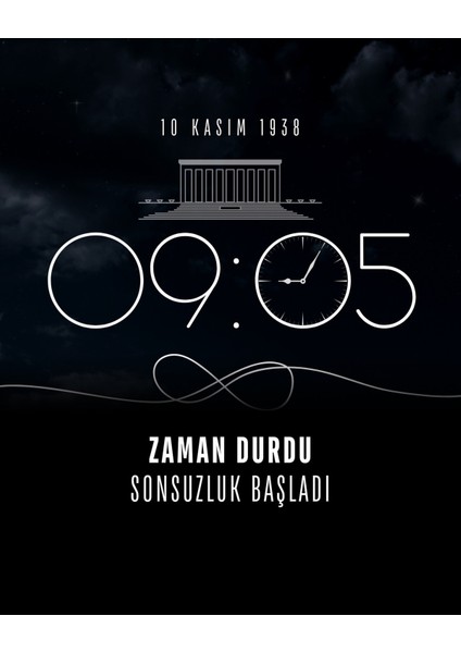 10 Kasım Atatürk'ü Anma Günü Okul Etkinlik Kumaş Pano 150X200 cm