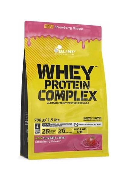 Olimp Whey Protein Complex - Çilek, 700 gr
