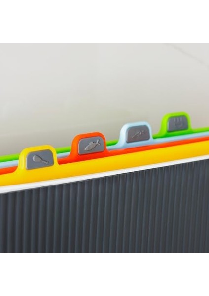 1070 Çoklu Kesme Tahtası Seti - Et Sebze Balık Doğrama Tahtası Seti - Beyaz fiyatları