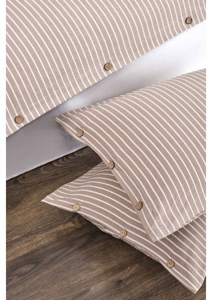 Milano Çizgili %100 Pamuklu Nevresim Takımı fiyatları