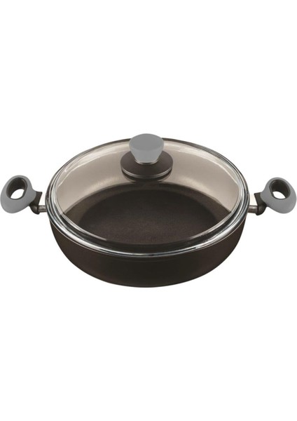 28CM Sığ Tencere/gri