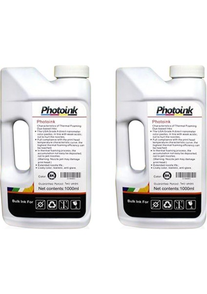 Photoınk Epson L406 2 Litre Siyah Photoink Mürekkep 100.000 Sayfalık