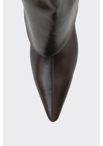 Bessa Kahverengi Vegan Suni Deri Çizme fırsatları