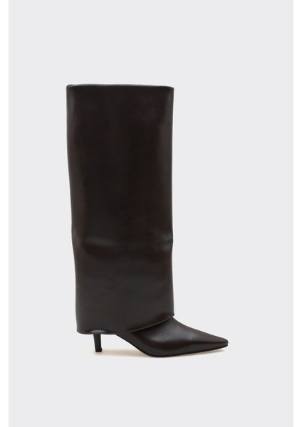 Bessa Kahverengi Vegan Suni Deri Çizme