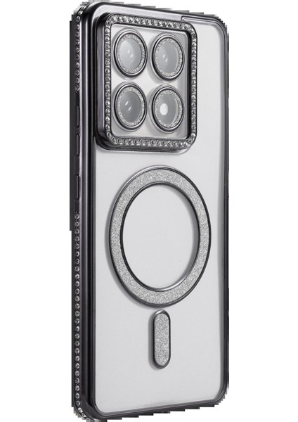 CPT05 Xiaomi Mi 14T Pro Joke Simli Magneticsafe Kılıf - Siyah modelleri