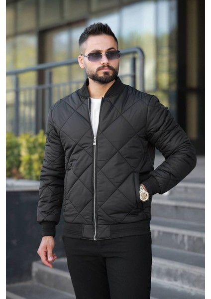 Unisex Kapitoneli Bomber Ceket - Günlük Şık & Spor Kombinlerin Vazgeçilmezi