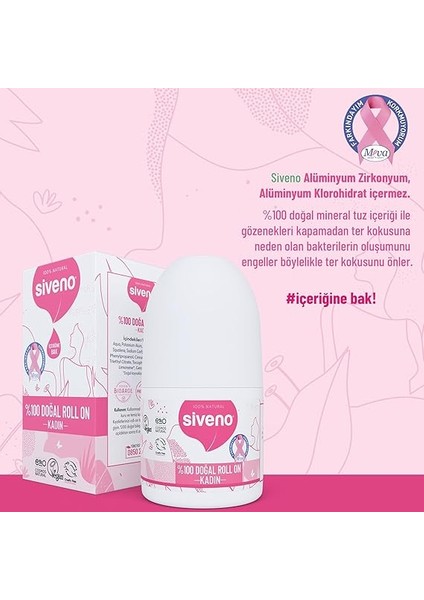 Doğal 50 ml Kadın Roll-On indirimleri