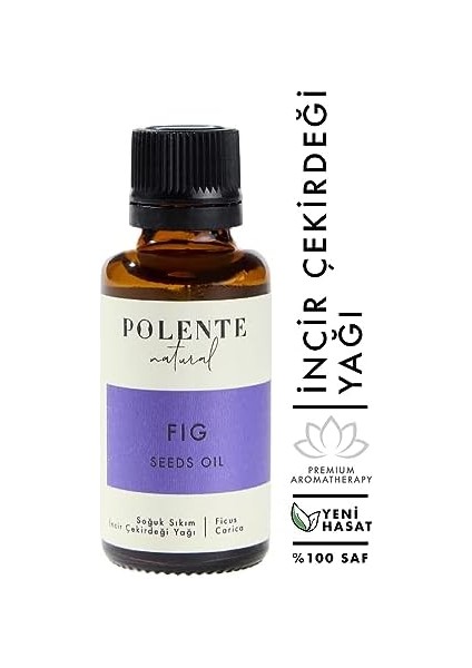 Polente Natural - Incir Çekirdeği Yağı - Soğuk Sıkım (30 Ml)