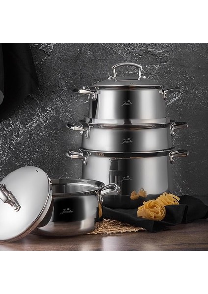 Flame 4 Parça Tencere Seti