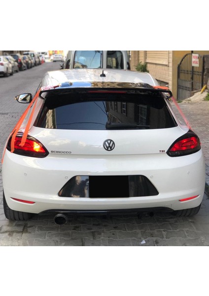 Vw Scirocco Makyajsız Tek Çıkış Difüzör 2008-2013 Parlak Siyah