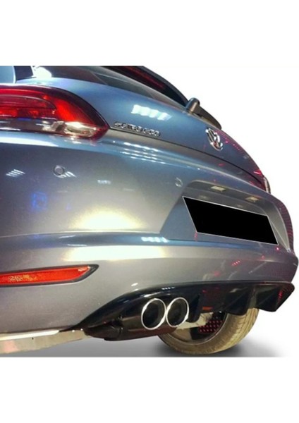 Vw Scirocco Makyajsız Tek Çıkış Difüzör 2008-2013 Parlak Siyah fırsatları