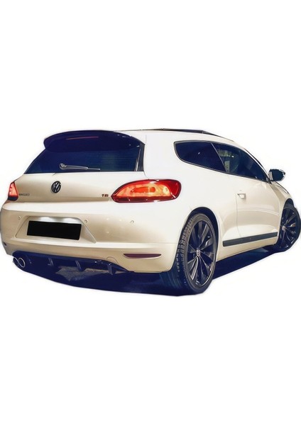 Vw Scirocco Makyajsız Tek Çıkış Difüzör 2008-2013 Parlak Siyah indirimleri