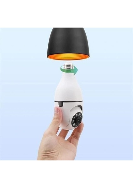Leyloş Wifi 360 Panoramik Ampul Kamera Gece Görüş Ses Akıllı Hareket Algılayıcı indirimleri