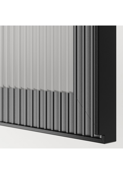 Tv ünitesi, beyaz-antrasit, 180x42x192 cm, LAPPVIKEN-FALLSVIK modelleri