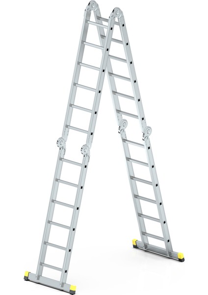 Skypratix 4x6 Fonksiyonel Aluminyum Katlanır Akrobat Merdiven