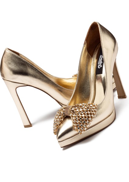 Kadın Taşlı Fiyonklu Platform Ayakkabı 6030 modelleri