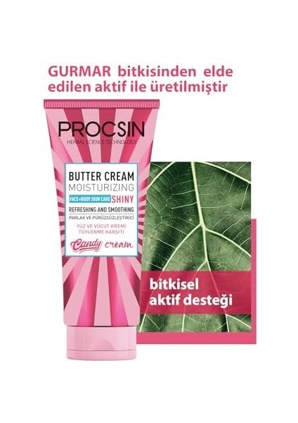 Procsın Butter Cream, Yoğun Nemlendirici & Besleyici Vücut Kremi, Cilt Bariyeri Güçlendirici, Kuruluk Karşıtı & Onarıcı Bakım, 175 ml fiyatları