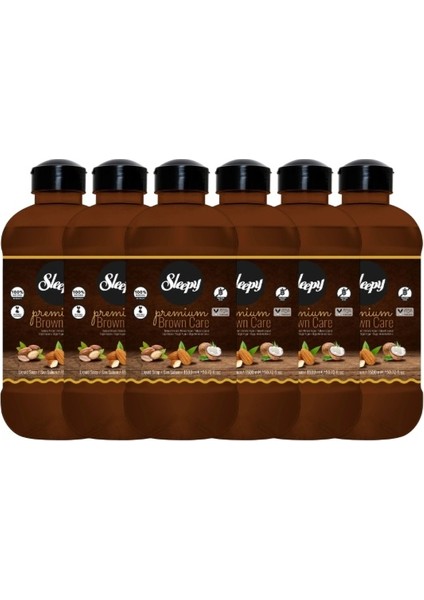 Premium Brown Care Serisi Sıvı Sabun 6X1500 ml