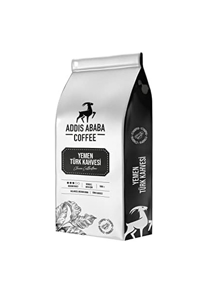Addis Ababa Coffee - Yemen Türk Kahvesi 1000 Gr. (Öğütülmüş Türk Kahvesi)