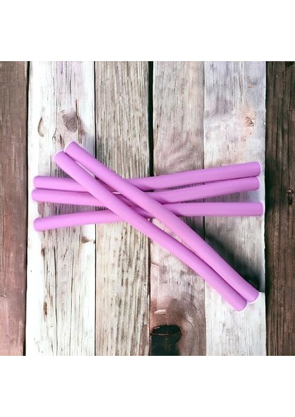 Croc 1241 Sosis Bigudi 5li Pembe BOY:22CM Çap:1.2cm