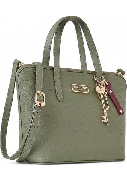 Logo Detaylı Yeşil Kadın El Çantası 05PC25K102-P modelleri