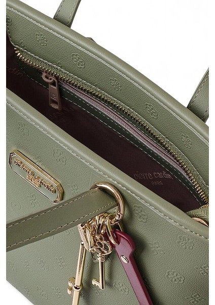 Logo Detaylı Yeşil Kadın El Çantası 05PC25K102-P fırsatları