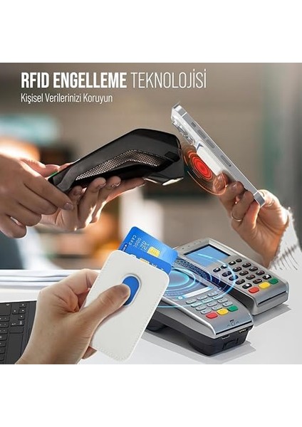 ile Uyumlu Özellikli Deri Cüzdan 15 Pro Max/15 /15 Pro/15, 14 Pro Max/14 /14 Pro/14, 13 Pro Max/13 Pro/13, 12 Pro Max/12 Pro/12 (Beyaz) modelleri