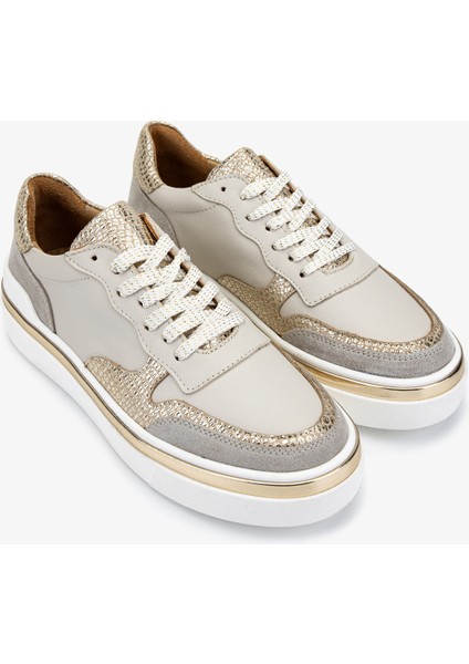 Kadın Hakiki Deri Bej Sneakers & Spor Ayakkabı 258 3560 Bn Ayk SK25-26 Bej fiyatları