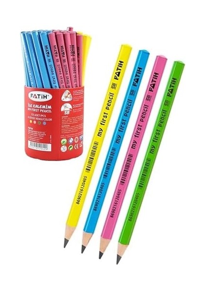 Ilk Kalemim Jumbo Üçgen Ilk Başlangıç Kalemi 72Lİ Paket