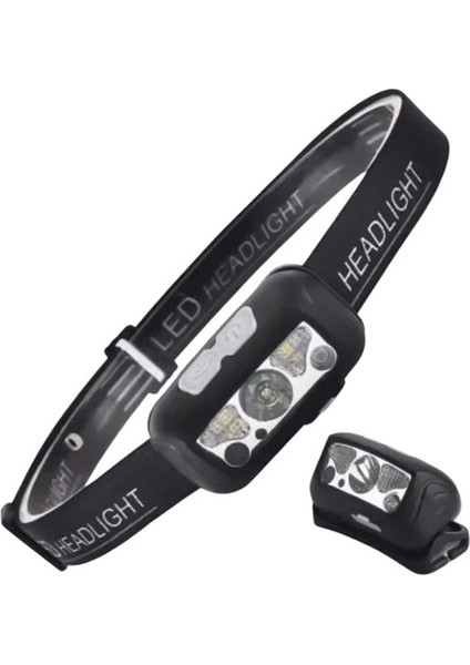 Sensörlü Şarjlı Type-C Şarj Işıklı Kafa Lambası Kamp Lambası modelleri