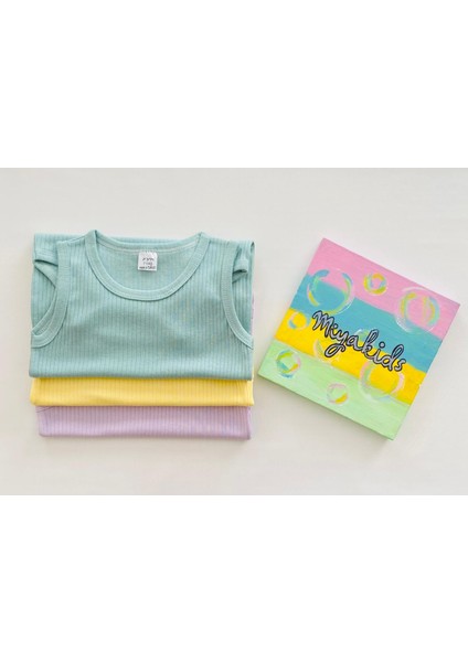 Pamuklu Kalın Askılı Çocuk Body -Özel Gereksinimli Çocuklar Için 7-12 Yaş 6 Renk fiyatları