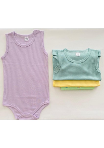 Pamuklu Kalın Askılı Çocuk Body -Özel Gereksinimli Çocuklar Için 7-12 Yaş 6 Renk fırsatları
