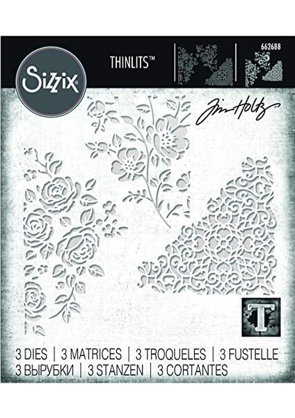 Sizzix Thinlits Delgeç Şablonları-Geschenkgutscheinbeutel Tim Holtz, Çelik, Çok Renkli, 19.1 x 14.4 x 0,4 cm modelleri