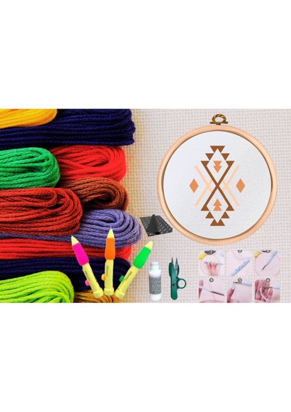 Punch Seti Nakış Seti Kasnaklı Kendin Yap Seti Seri 107