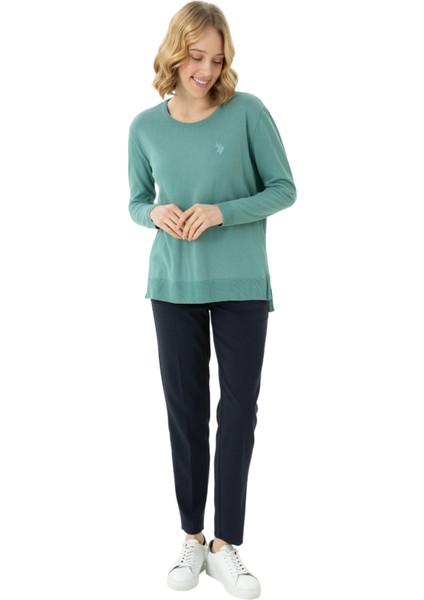 Kadın Uzun Kollu Triko Kazak 1629815