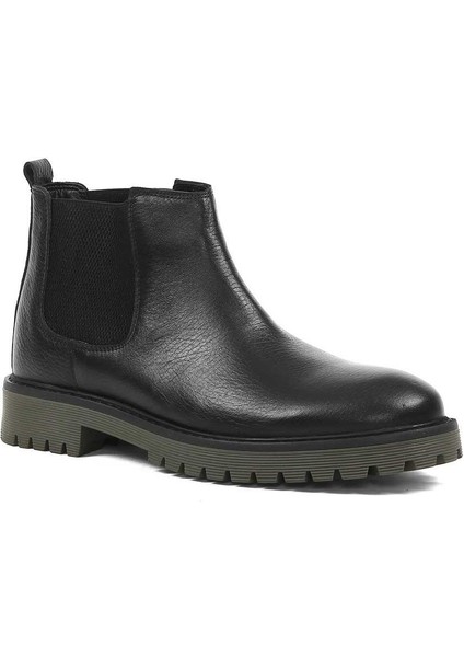 Erkek Siyah Deri Chelsea Bot fırsatları