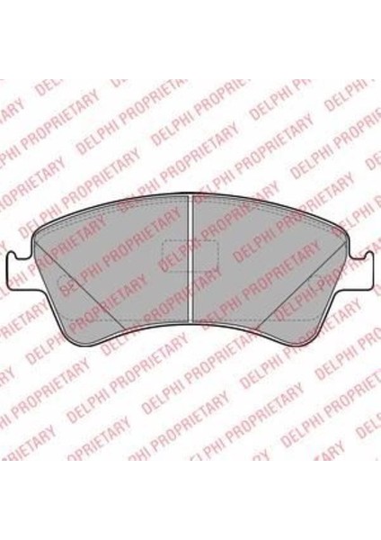 DELPHI-LP2104 - Fren Balatası On Toyota Avensıs 2009-> Verso 2010->