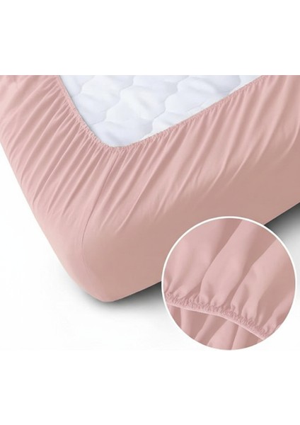 Battal Boy (180X200) Fitted Çarşaf ( Açık Pembe ) modelleri