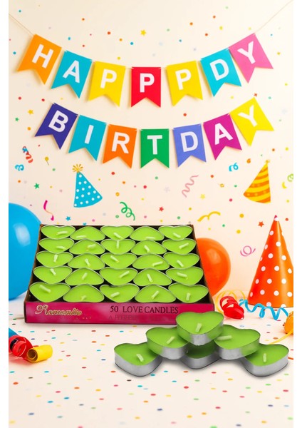 50 li tealigt kalp mum